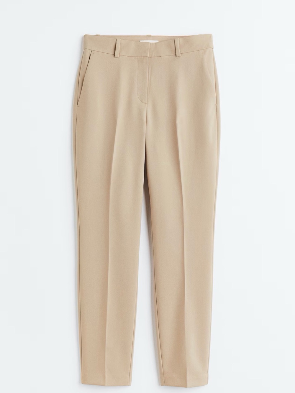 H&M Beige Tailored Women's Trousers